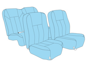 C180 Seat Upholstery (Early)