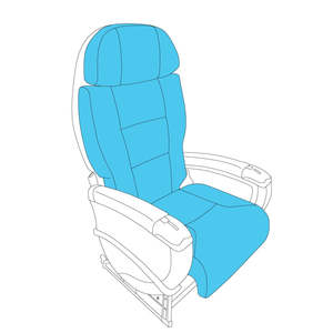 E190 195: Embraer Seat Covers, J Class Series