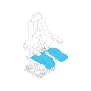 E190 195: Cover, Seat Pan, Captain/First Officer Embraer