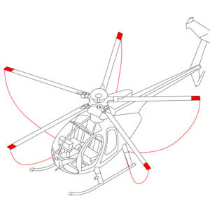 369 500e: Blade tie downs