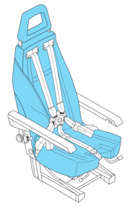 Aw139: AW139 Crew Seat Cover