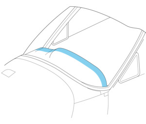 C177: C177 Glareshield Eyebrow Cover