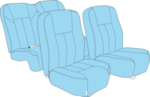 Early Cessna Seat Upholstery
