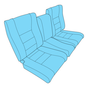 Seat Assy, 3 Place