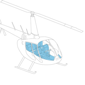 Custom Interior, Full Kit, R44 Series
