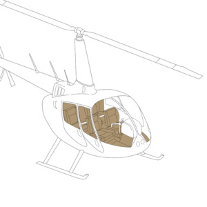 R44: Tan, Standard Trim Kit, R44 Series