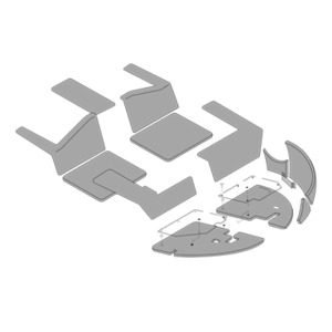 R44: R44, Vinyl Floor, full set