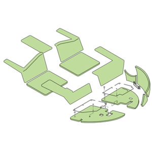 R44: R44, Carpets, full set