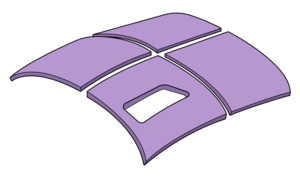 R44: R44 Headlining - Ceiling Panels Only