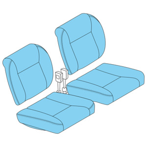 R44: R44 Front Seat Assemblies, Generation II