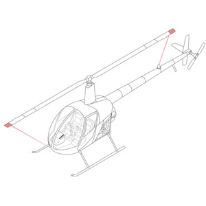 R22: R22 Blade tie downs