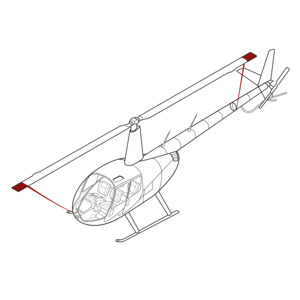 R66: R66 Blade tie downs