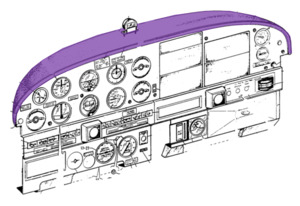 Pa 28 181 236: Piper PA-28 181/236 Series Glareshield Eyebrow Cover