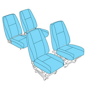 Pa 28 181 236: PA-28 Seat Upholstery (4 x bucket)