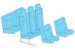 MD 600 Seat Upholstery Assys
