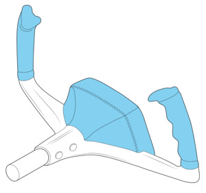 C172 D/E/F/G Leather Control Wheel Pad/Grip Covers