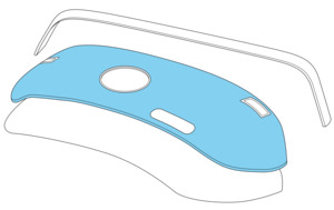 C172 H/I/J/K Glareshield Cowl Deck Cover