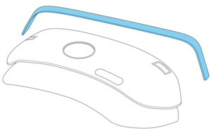 All: C180 Glareshield Eyebrow Cover (52385-53203)