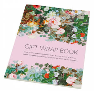 Bekking & Blitz: Bekking & Blitz Gift Wrap Book Flowers Musee du Papier Peint