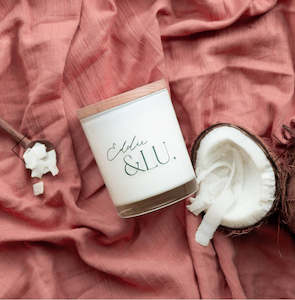 Candles Diffuses: Eddie & Lu Coconut Wax Candle Wild Orchid
