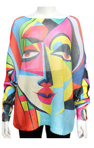 Anne Kate Tops: Anne + Kate Italian Fun Art Tops