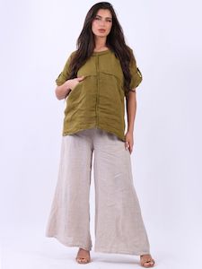 Anne Kate Tops: Anne + Kate Italian Civetta Linen Top