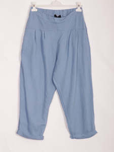 Size 10 14: Relaxed Fit Linen Blend Pant 10-16