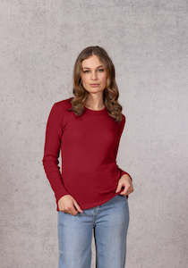 Bay Road Merinos: Bay Road Merinos Womens Crew Heart