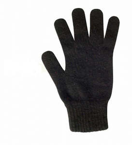 Possum Merino: Possum Merino Gloves Black
