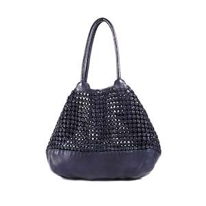 Rugged Hide: Rugged Hide Hermitage Large Weave Tote