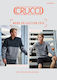 Crucci Mens Sweater 14ply Knitting Pattern #1842