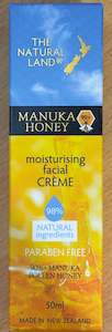 Pro Kiwi New Zealand Made Skincare: The Natural Land Manuka Honey Moisturising Facial Creme