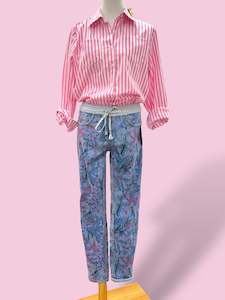 Onado Reversible Jeans Trish Elastic Waist Light Denim