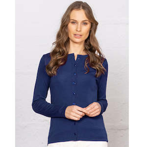 Bay Road Merinos Legend Cardigan Navy