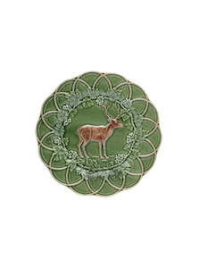 Bordallo Pinheiro Woods Snack Plate - Deer