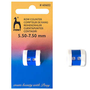 Pony Row Counter - 5.50 - 7.50 mm