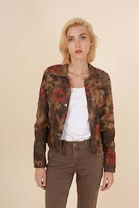 Onado Reversible Denim Jacket Summer Caramel