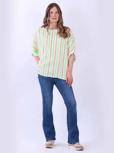 Clothing: Anne + Kate Stripy Cotton Top