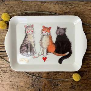 Alex Clark Cats Tray