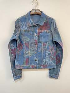 Reversible Denim Jacket: Zac & Zoe Reversible Denim Jacket Zingara Blue