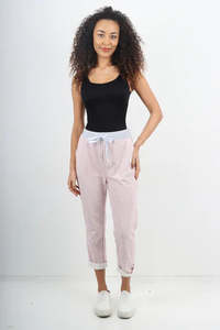 Anne + Kate Italian Limited Edition Pink Floral Pants 14-18