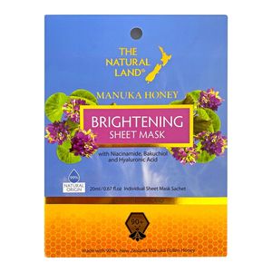 The Natural Land Manuka Honey Brightening Sheet Mask