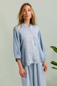 Frontpage: Anne + Kate Italian Maggiore Linen Shirt