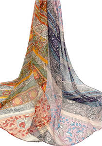 Fashion Scraves: Patterned Summer Scarf