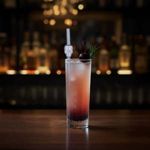 Eco-to-Go Bamboo Skull Glass Straws