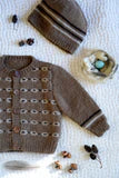 Yarn: Baby Cakes Perry Cardi & Hat Bc144 4ply 0-18 months Knitting Pattern