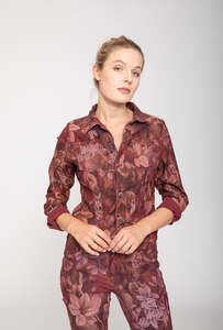 Clothing: Onado Reversible Jacket Eleanor Bordeaux