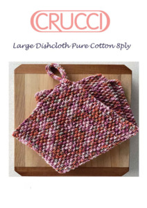 Crucci Pure Cotton 8ply Dishcloth Kit