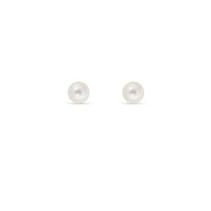 Ear Sense Hypoallergenic Earrings: Ear Sense Earrings WPE-5 5mm Pearl Stud Earrings