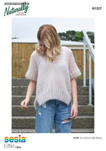 Naturally Women’s Top 12ply Knitting Pattern #N1527